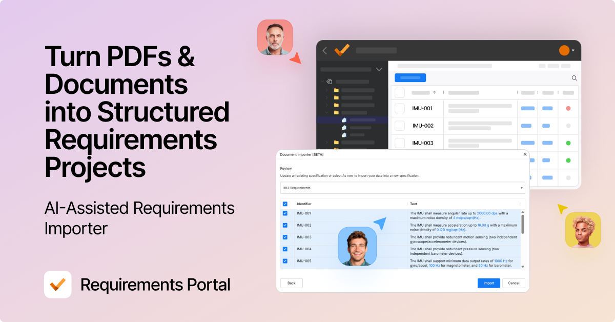 AI-Assisted Requirements Importer in Requirements Portal