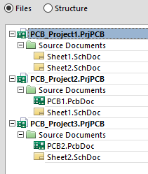 Proyectos de diseño de placas múltiples en Altium Designer