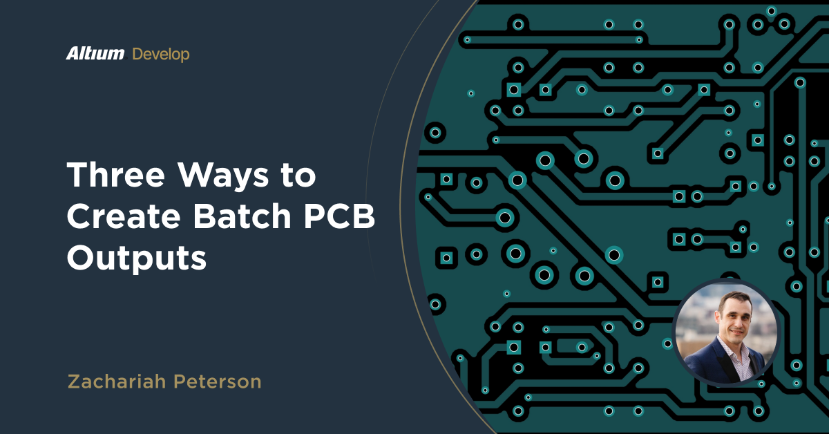 pcb design outputs