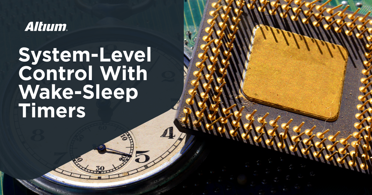 Wake-Sleep Timer Control With Mixed Signals