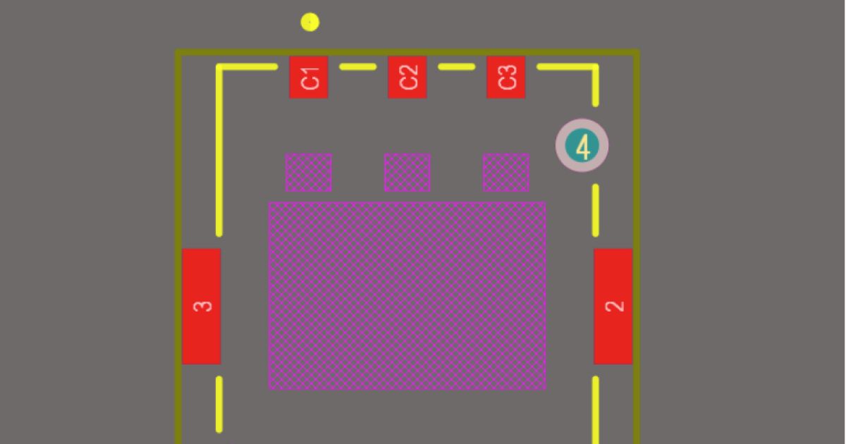 PCB footprint layers
