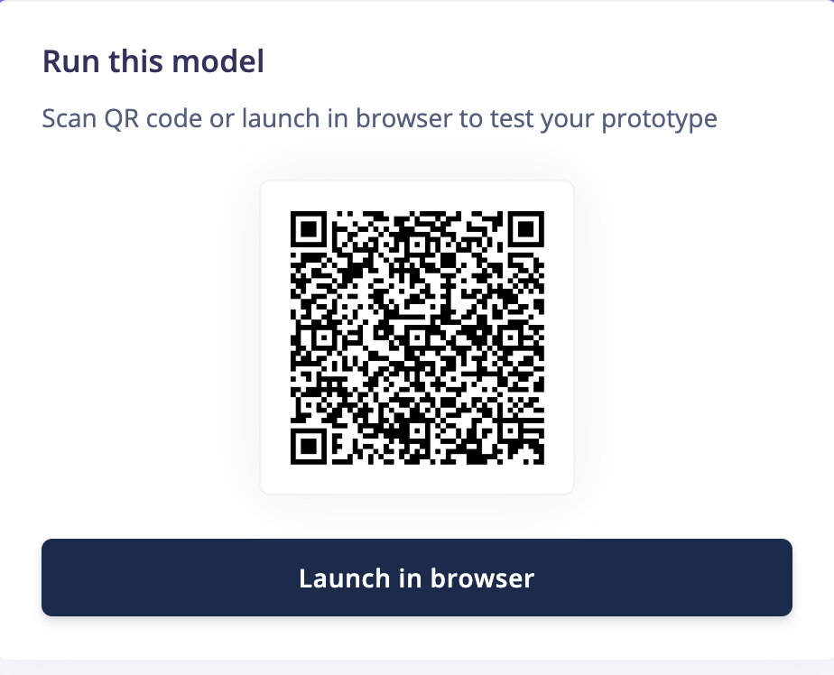 Figure 6: Smartphone Testing QR Code