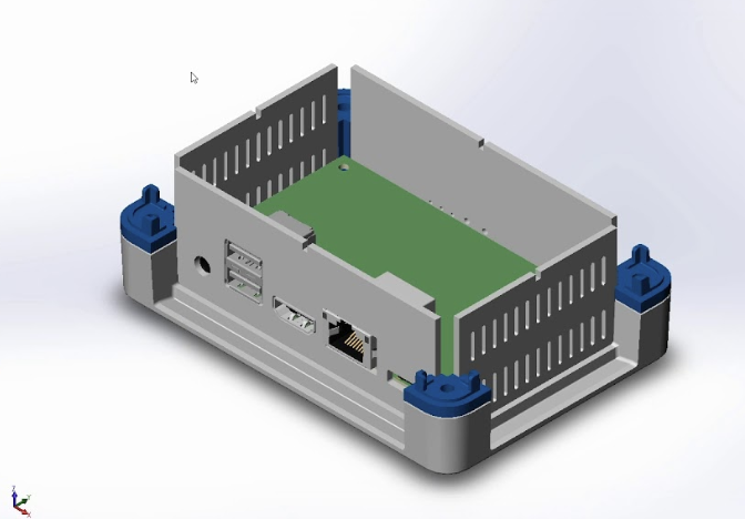 Altium enables PCB layouts to be imported into MCAD software, such as SolidWorks. The MCAD user can then customize enclosures, place important components, and define keepouts for the PCB layout engineer.