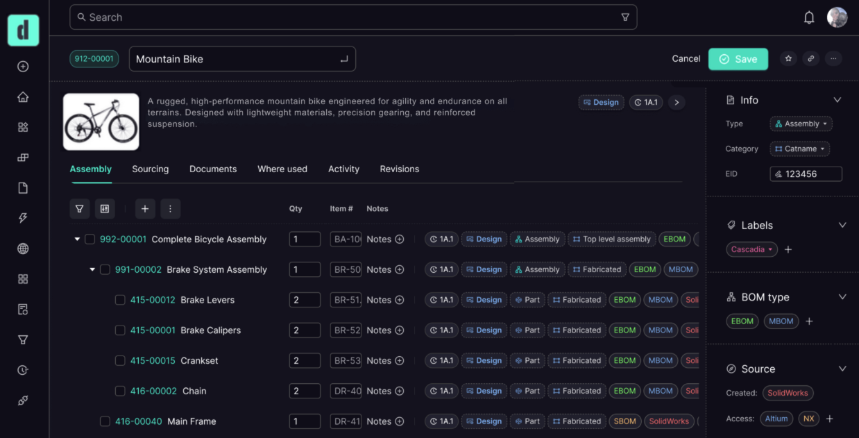 BOM Management in PLM