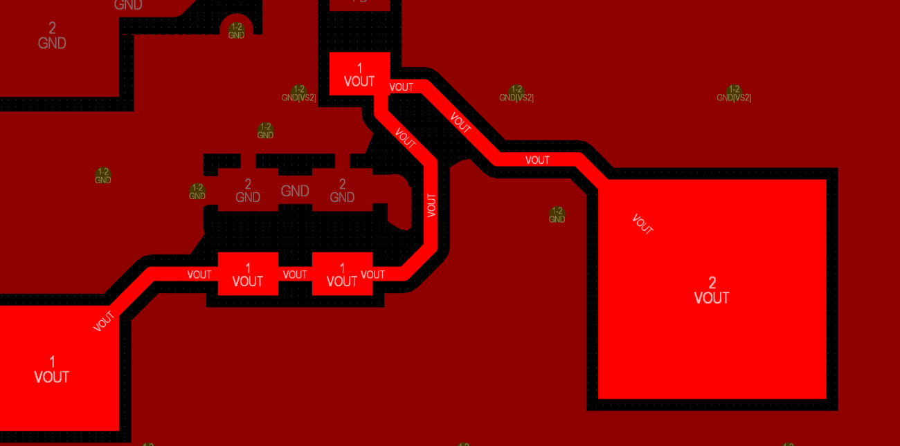 Incorrect PCB layout of the SMPS converter shown in Figure 1.1