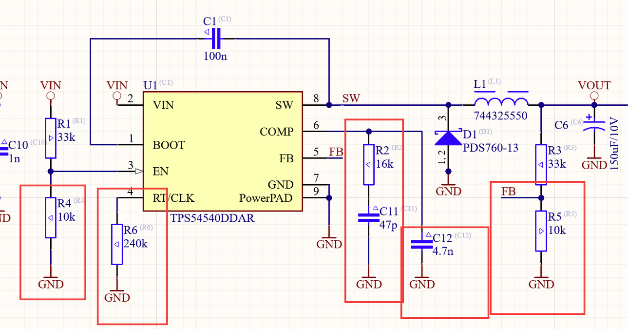 Analog circuitry of the DC-DC converter