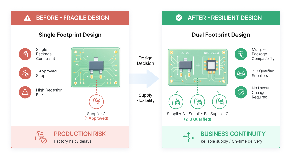 Fragile vs Resilient design