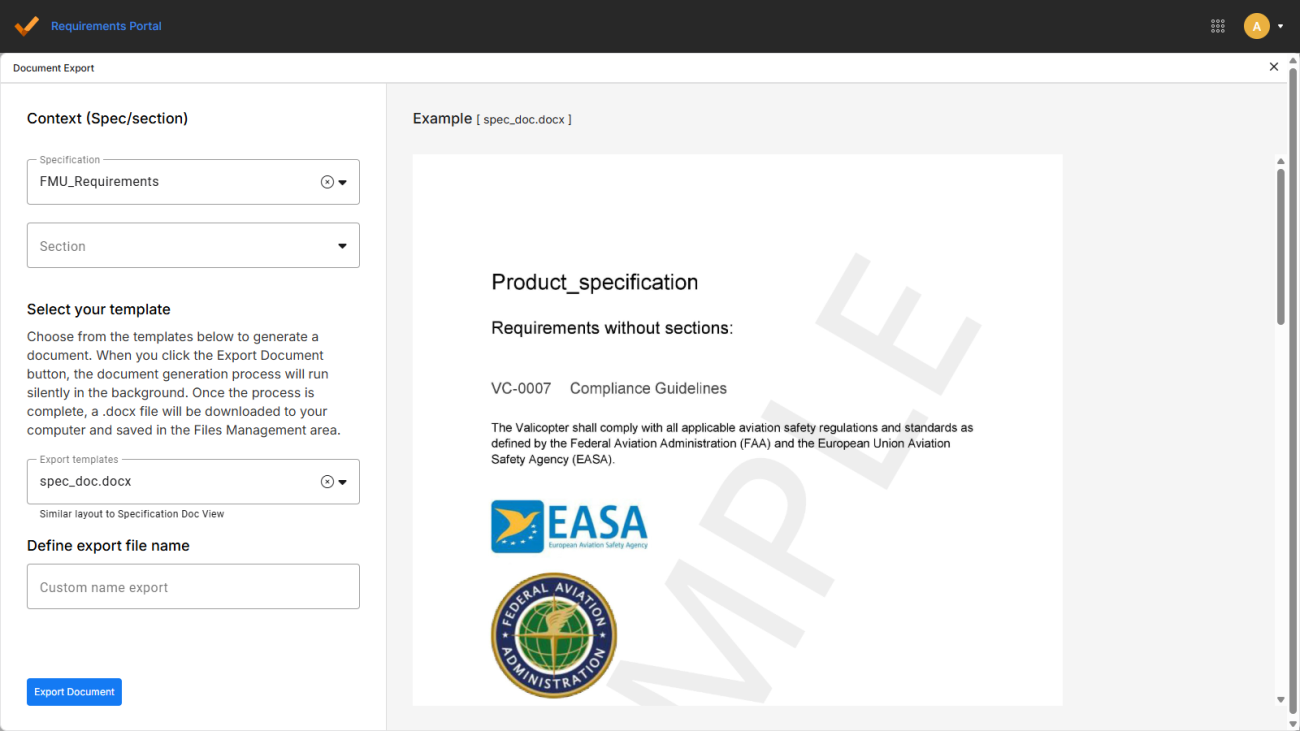 Generate compliance documentation from live project data in minutes.