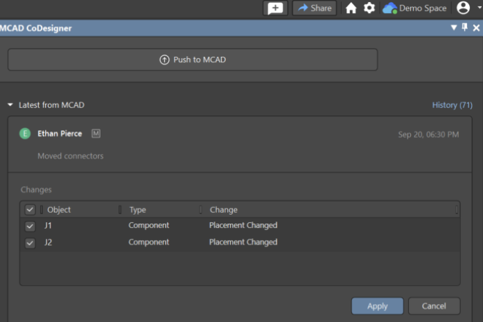 Importing MCAD updates back into Altium