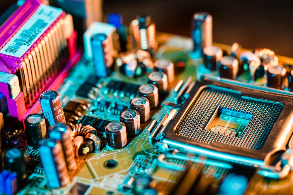 Motherboard electronic components