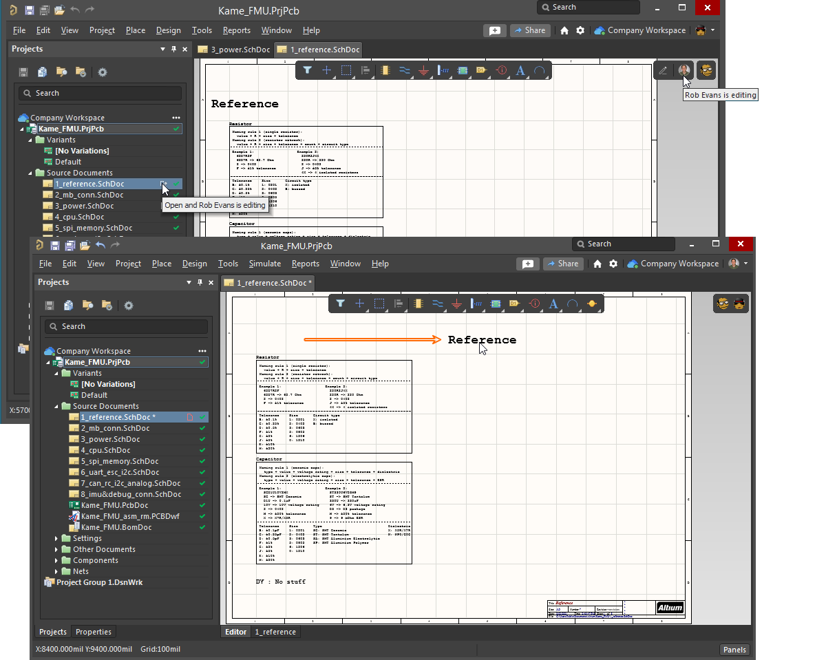 Soft Locks (Conflict Prevention) in Altium 365