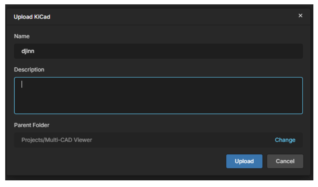 Upload KiCAD to Altium
