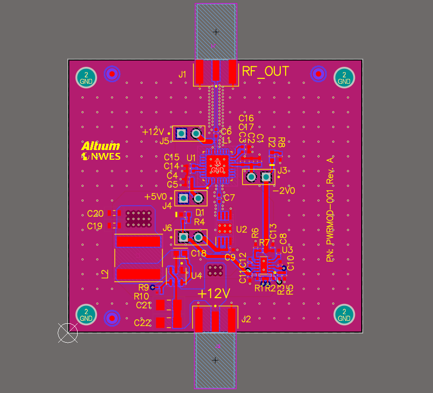 Power amplifier PCB layout