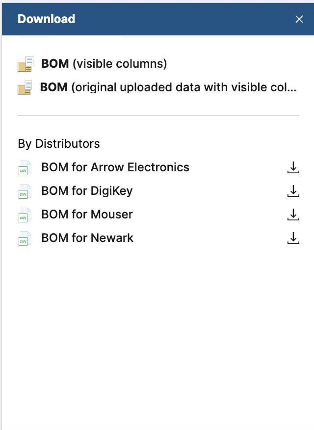 Streamlined Purchasing for BOM Sourcing