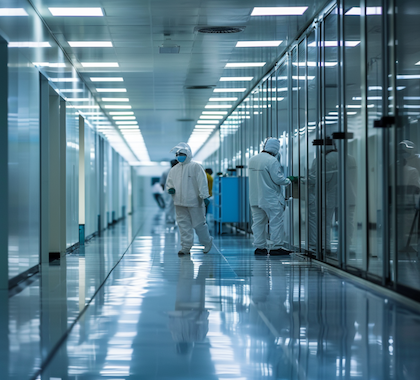 inside a chip component plant