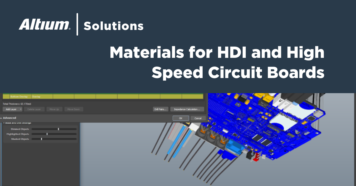 Comparison of PCB Material Properties for High Speed Design and 