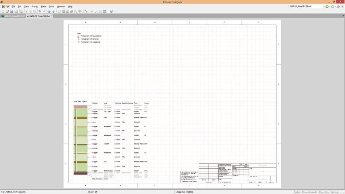 Unified Designer Draftsman - Features | Altium