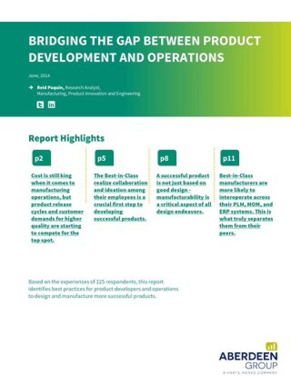 Bridging the Gap Between Product Development and Operations