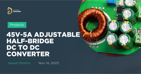 45V-5A 可调半桥直流到直流转换器