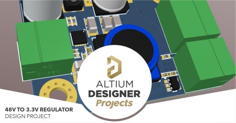 48V to 3.3V Regulators Design Project