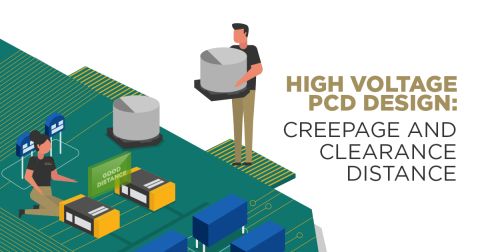 PCB Trace Clearance Distance for High Voltage Creep