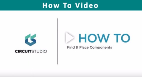 How To Find and Place Components in CircuitStudio