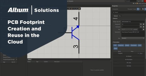 Altium 365를 사용한 PCB 풋프린트 생성 및 재사용
