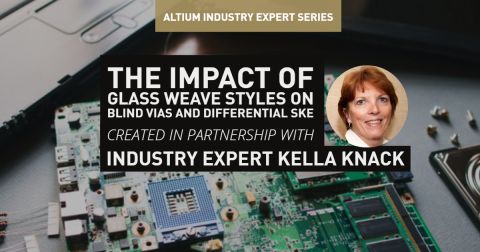 The Impact Of Glass Weave Styles On Blind Vias And Differential Skew