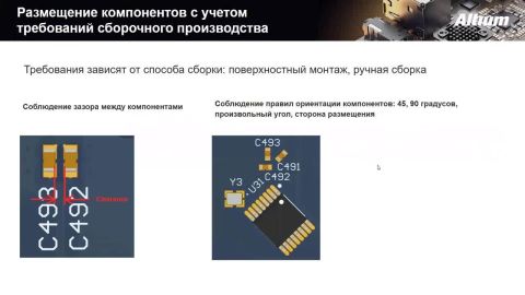 Размещение компонентов на печатной плате в Altium Designer