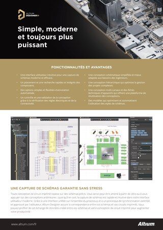 Altium Designer 19 saisie de schéma ensemble de caractéristiques