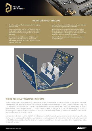 Hoja de datos Rigido-Flexibles y Multi-Tarjeta