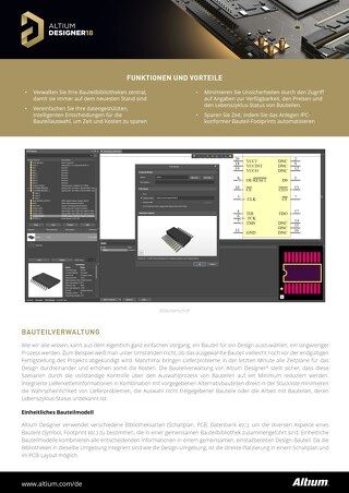 Component Management DataSheet