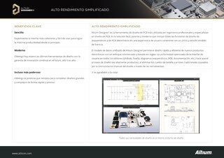 Hoja de datos del producto Altium Designer 19