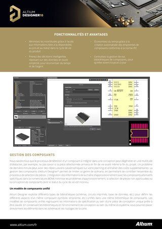 Component Management Data Sheet