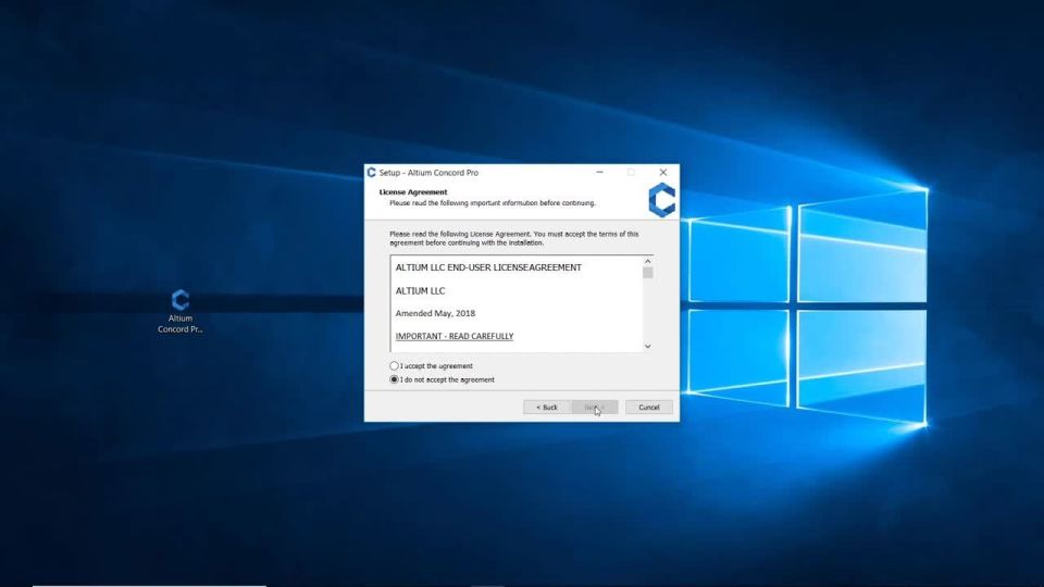 (1) Installation - Altium Concord Pro
