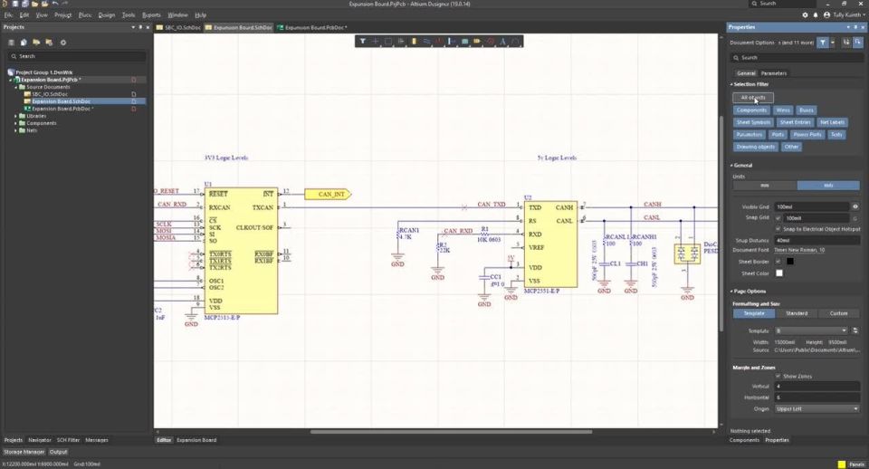 (6) Placing Components on the PCB - Altium Designer 19