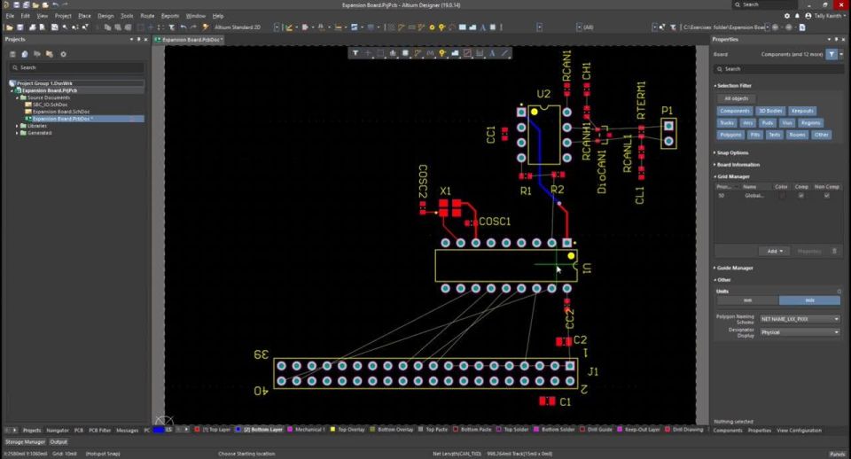 (7) Routing the PCB - Altium Designer 19