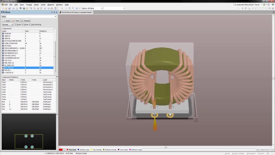 3D Components and Models - Features