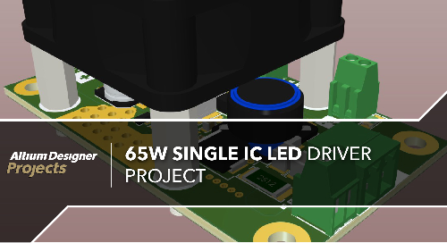 65W Single IC LED Driver Project