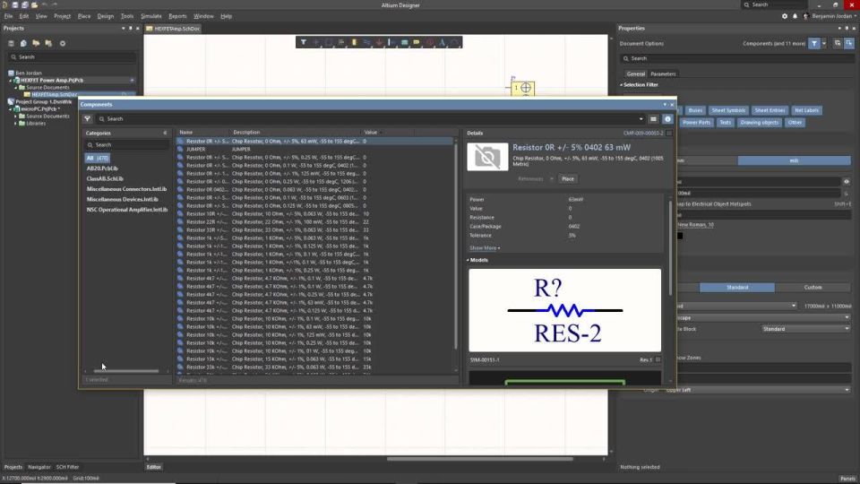 AD19 How to Search Filter and Find The Right Part For Your Design
