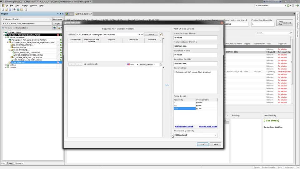 ActiveBOM - Features
