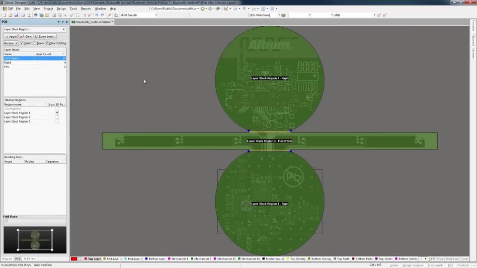Altium Designer 14: Support for Rigid Flex Design - Features