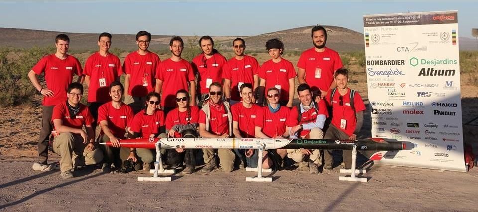 Alumnos del equipo de cohetes del Oronos Polytechnique realizan lanzamientos con diseños de PCB