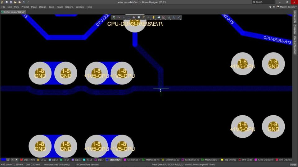 Arc Route Dragging
