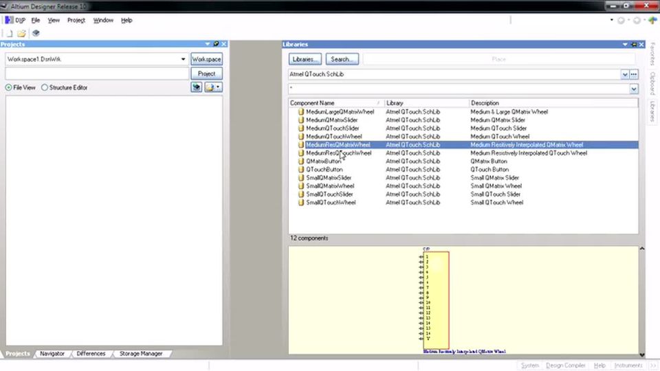 Atmel QTouch Support - Features