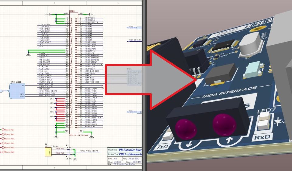 cómo convertir un esquemático en un diseño de PCB en Altium