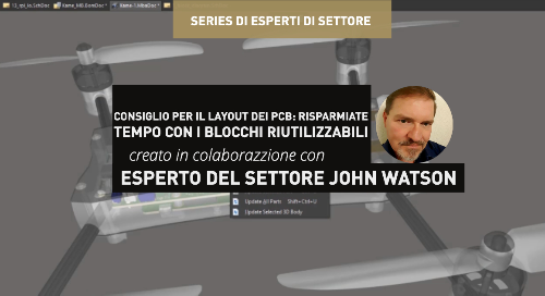 Consiglio per il layout dei PCB: risparmiate tempo con i blocchi riutilizzabili