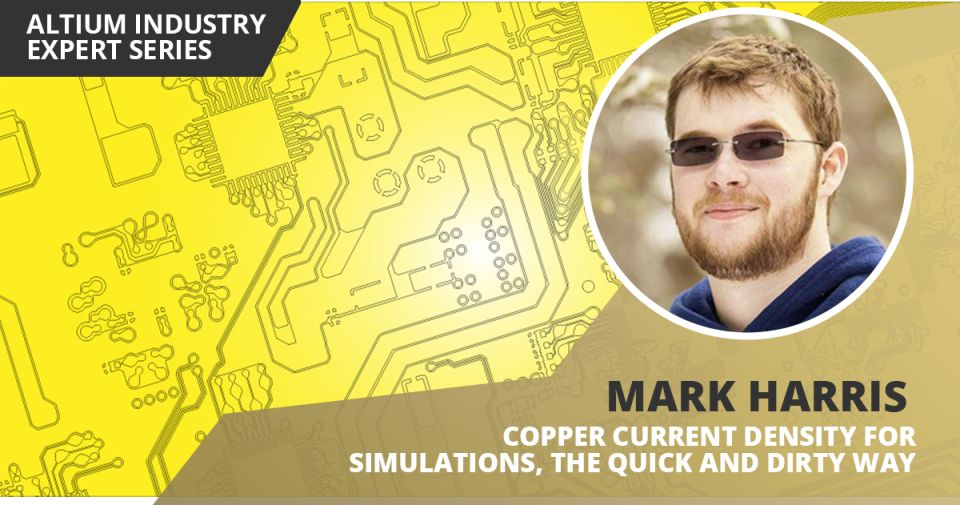 Gęstość prądu w miedzi dla symulacji, szybka i brudna metoda