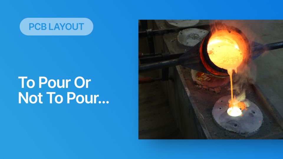 copper pour and via stitching