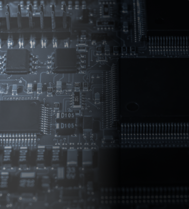 PCB board all in black